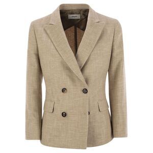 Saulina Women Antonella - Double-Breasted Cotton Blend Jacket